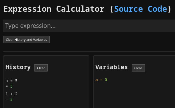 Expression Calculator